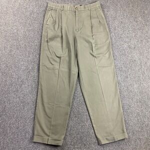 Haggar Pants Men's 34x29 Gray Black Label Vintage 100% Cotton Made In‎ USA